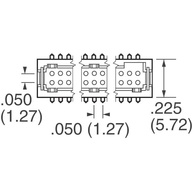 5-104655-8 TE Connectivity AMP Connectors  Headers Male Pins